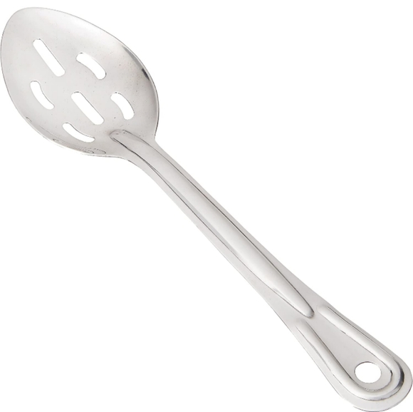 Stainless Steel Serving Spoon Restaurant Kitchen Dinner Cookouts Barbecue Picnic - Picture 2 of 3